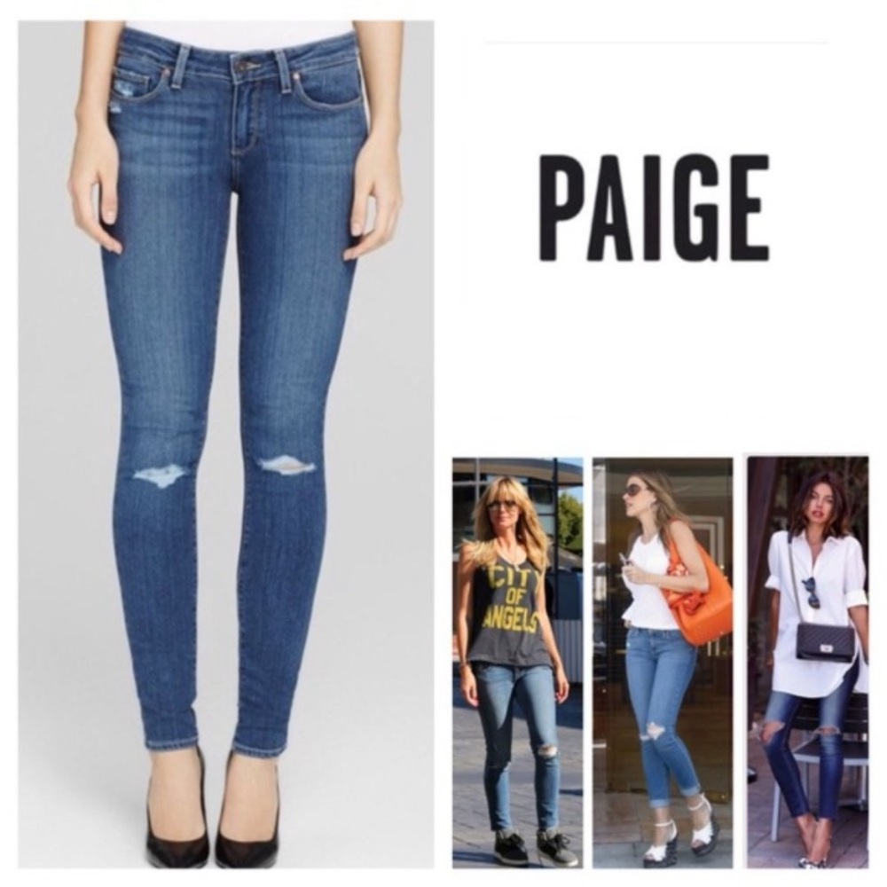 Paige Verdugo Ultra Skinny Quinnley Distressed Jean 30